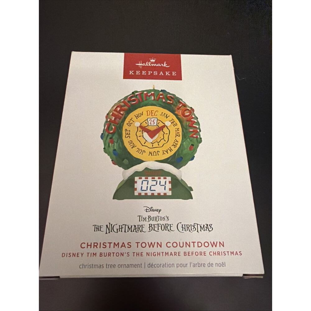 Hallmark Disney Christmas Ornament The Nightmare Before Christmas Countdown